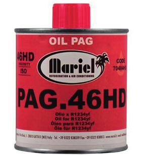 Olje PAG olje 46, for R134a Viskositet 46. For AC kompressorer. 250 ml. Alfa/varenr: KLI 70484 250 ml.