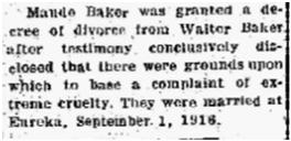 Baker Walter filed 10