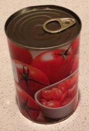 Oppgåve 10 (4 poeng) Ein boks med tomatar har form som ein sylinder. Diameteren er 7,5 cm og høgda er 11 cm. a) Kor mykje rommar boksen?