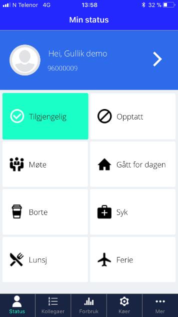 Phonect App Phonect-Appen er en brukervennlig mobilapplikasjon for alle bedriftens ansatte.