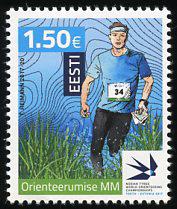 NYE FRIMERKER VM I ORIENTERING 2019 ORIENTERING PÅ FRIMERKER Sport på frimerker er et eget