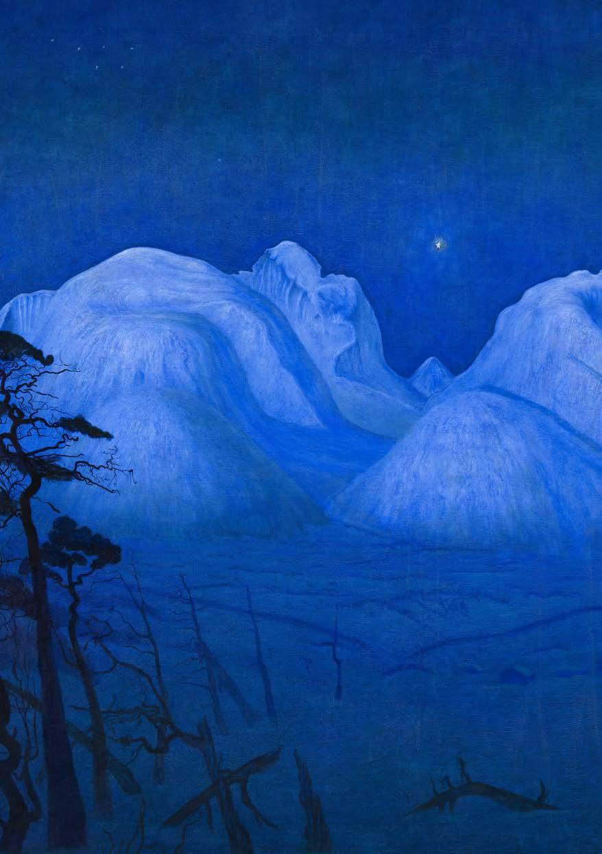 «Vinternatt i Rondane (1914)» Foto: Børre