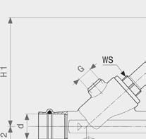 145 43 178 37 98 1/4 32 WS = størrelse på skiftnøkkel Easytop KRV skråseteventil Modell 2238.5 Art.nr.