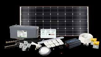 no Solcellepanel Max Power 185 watt m/braketter Batteri 2 stk Sunwind AGM 260 At Regulator Sunwind 20 AVAB Sinusomformer 300 watt