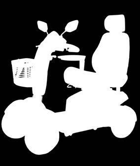 Scooteren leveres med led-lys foran og bak, to speil, krykkeholder og en varekurv. Med kjørelengde på ca 40 km får du enkelt gjort unna daglige gjøremål.