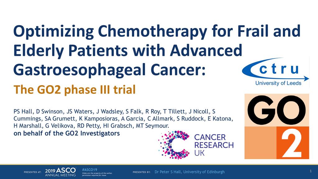 Optimizing Chemotherapy for Frail and Elderly Patients with Advanced