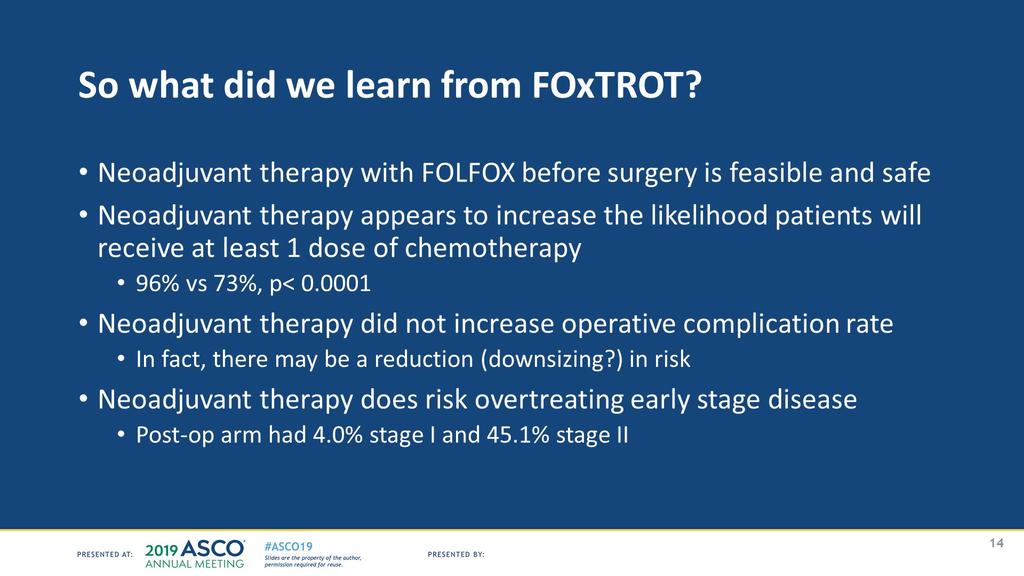 So what did we learn from FOxTROT?