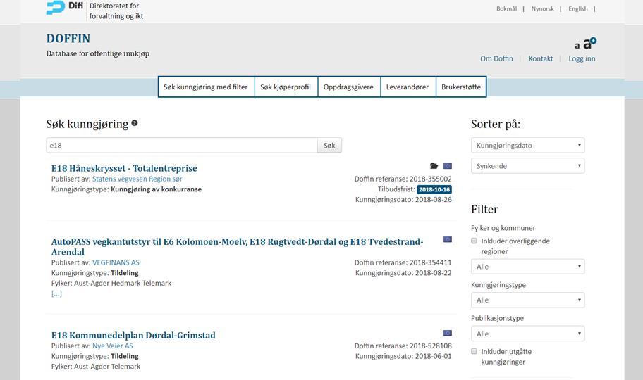 Alle konkurranser gjennomføres i KGV system Elektronisk tilgang