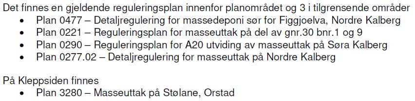 midlertidig veiløsning inntil disse spørsmålene er avklart og eventuelle