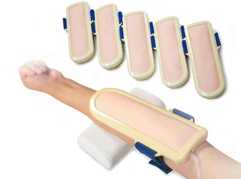 Strap-on venepunksjon simulator M87 Strap-on venepunksjon simulator er et enkelt, økonomisk treningssett for intravenøs injeksjon.