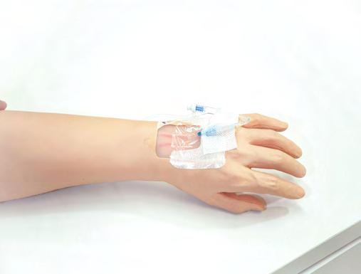 løsning med infusjonsslange Sett inkluderer 1 armmodell 2 injeksjonspads for dorsal vene på hånden 2