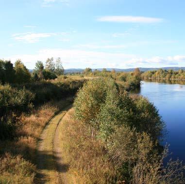 7. KVESETEVJA FÆRDER Området avgrenses i vest og nord av Glomma og Flisaelva, og i sør og øst av høydeforskjell i terrenget.