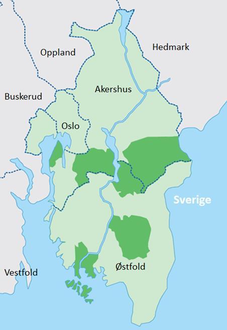 Fakta om Oslo, Akershus og Østfold Fylker (Oslo, Akershus og Østfold) 3 Antall kommuner 41 Mennesker [mill] (790.000 kunder) 1.