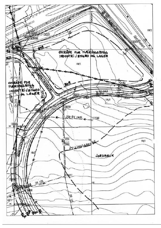 111239r2 14.11.14 Side 4 Figur 3 Situasjonskart fra konkurransegrunnlaget med antydning til