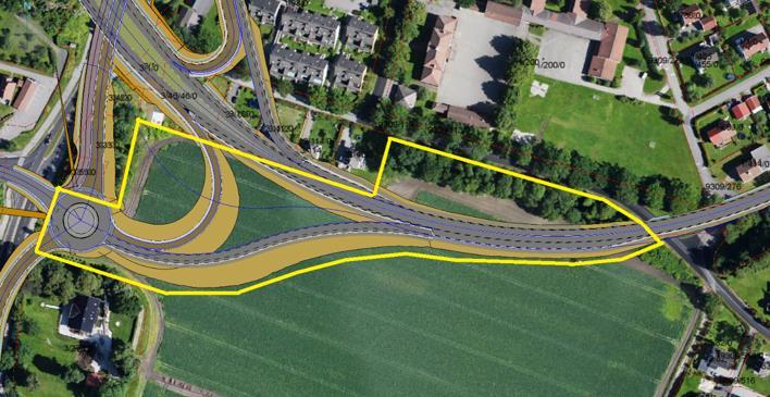 Løsninger for gående og syklende: Løsning for gående og syklende mellom Fv. 309 Smidsrødveien og Fv.