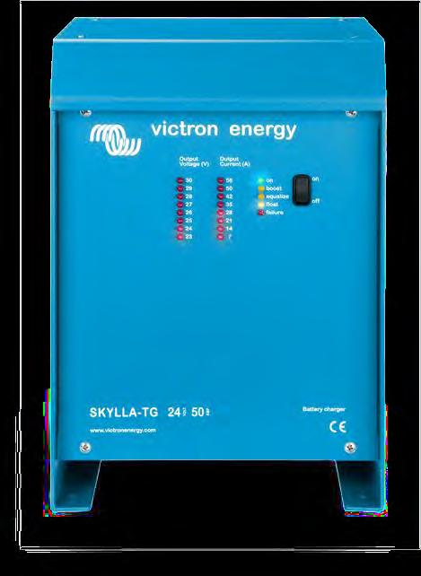 11795.- Victron Skylla TG Batteriladere 24V og 48V Innspenning 185-264V AC (4A kanal til f.eks startbatteri) SDTG2400301 24V 30A 1+1(4A) kanal Kr. 9495.