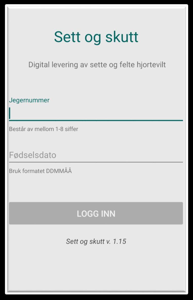 Sett og skutt App OBS!