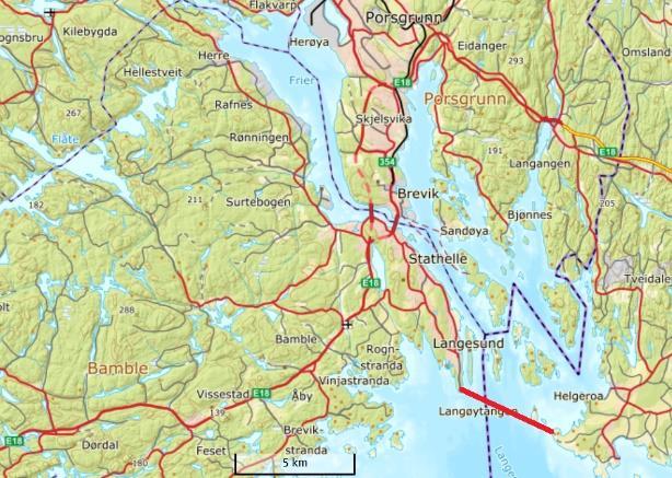 Nasjonalparken vil utgjøre en betydelig del i størrelsesorden en tredel av området med forbud mot fiske etter torsk i Telemark.