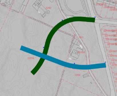 Konklusjon: På bakgrunn av det ovannemnde vil rådmannen rå formannskapet til å velje plassering av tilkomst i samsvar med alternativ 2A og 3A. For tilkomst til gbnr.