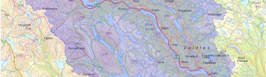 Avrenningsdata for nedbørfeltet til Aurdalsfjorden og Bagn kraftverk er vist i Tabell 5.