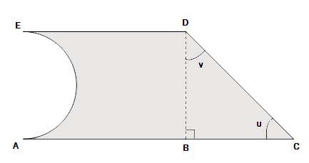 ..19 (Eksamen P, Våren 008 - Del ) Stians snekkerverksted har fått i oppdrag å produsere trefigurer med form som vist på figuren ovenfor.