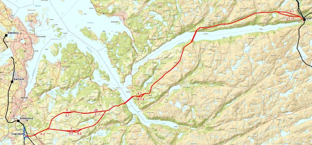 Fagrafjell. Det innebar å søke om nye traséalternativer fra Seldalsheia mot Fagrafjell.