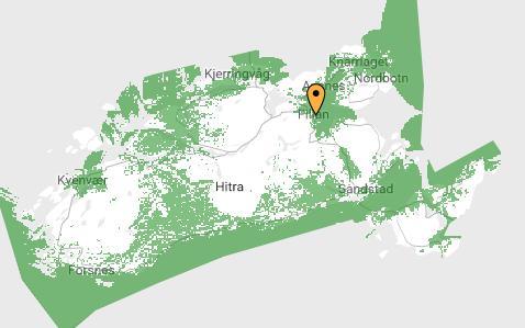 4G/4G+-dekning, Telenor (venstre) og Telia (høyre) For alle