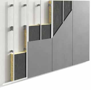 8 MONTERINGSANVISNING FASADEPLATER PÅ ALUMINIUM Montering Aluminium underkonstruksjon Cembrit fasadeplater kan monteres på forskjellige typer støttesystemer.
