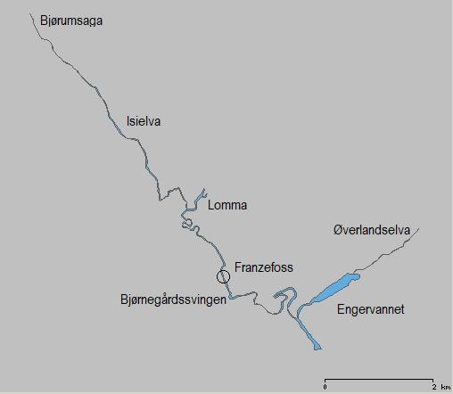 Drammensfjorden (kartkilde: www.lakseregisteret.no). Figur 3.