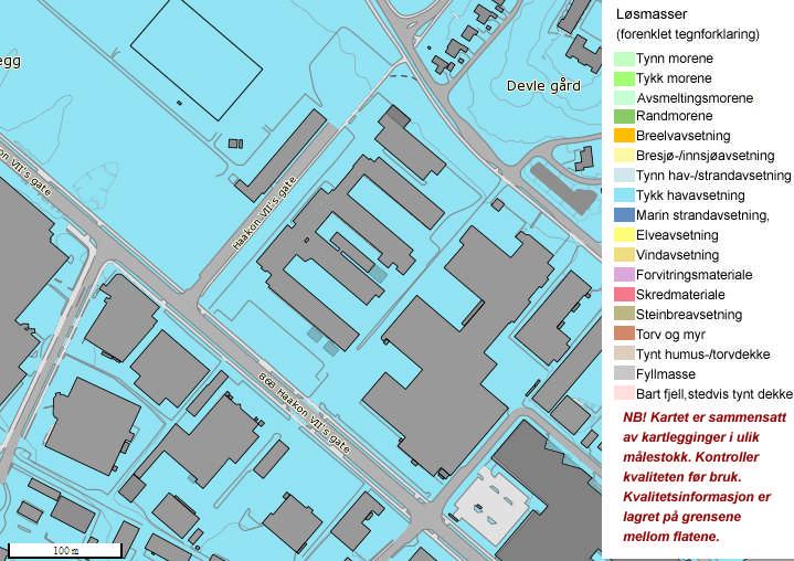 Oppdragsnr.: 51447365144487 Dokument nr.: 5144736-RIM-01 Miljøtekniske grunnundersøkelser Revisjon: J01 2.1.3 Om løsmassenes sammensetning Løsmassenes sammensetning er et lag fyllmasse bestående av sand/grus over stedegen leire.