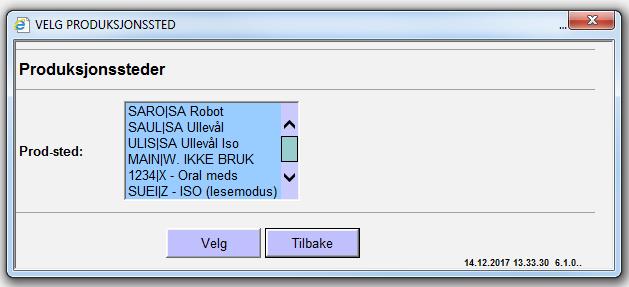 Det er mulig å sende bestillingen tilbake til opprinnelig produksjonssted før planleggingen er utført.