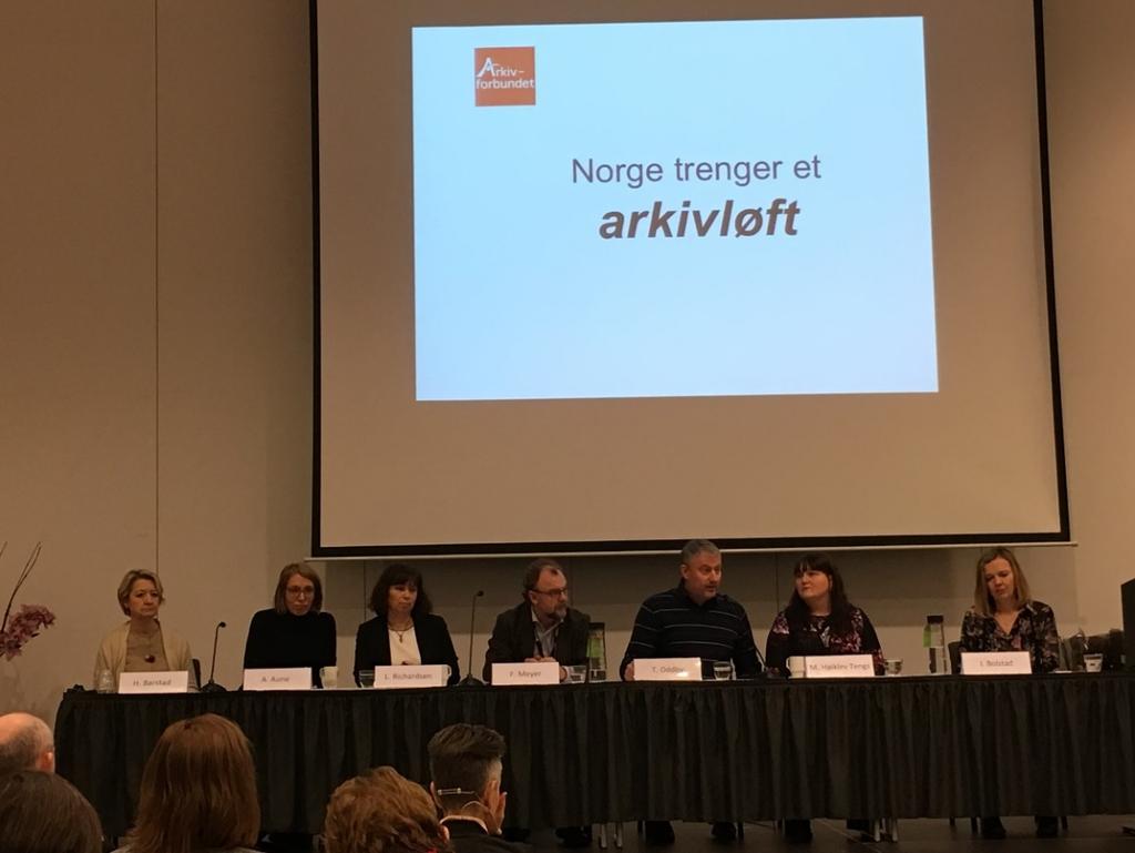Arkivverkets SAMDOK-konferanse 31. januar 2018 på Gardemoen. Styret for IKA Finnmark IKS, 26.