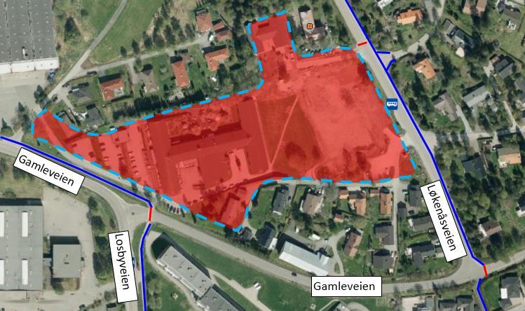 5 Forhold for gående og syklende Figur 9 viser eksisterende infrastruktur for gående og syklende langs det