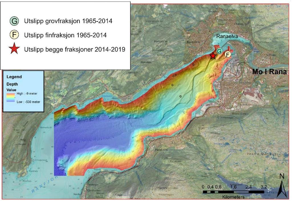 in Ranfjorden and Bøkfjorden.