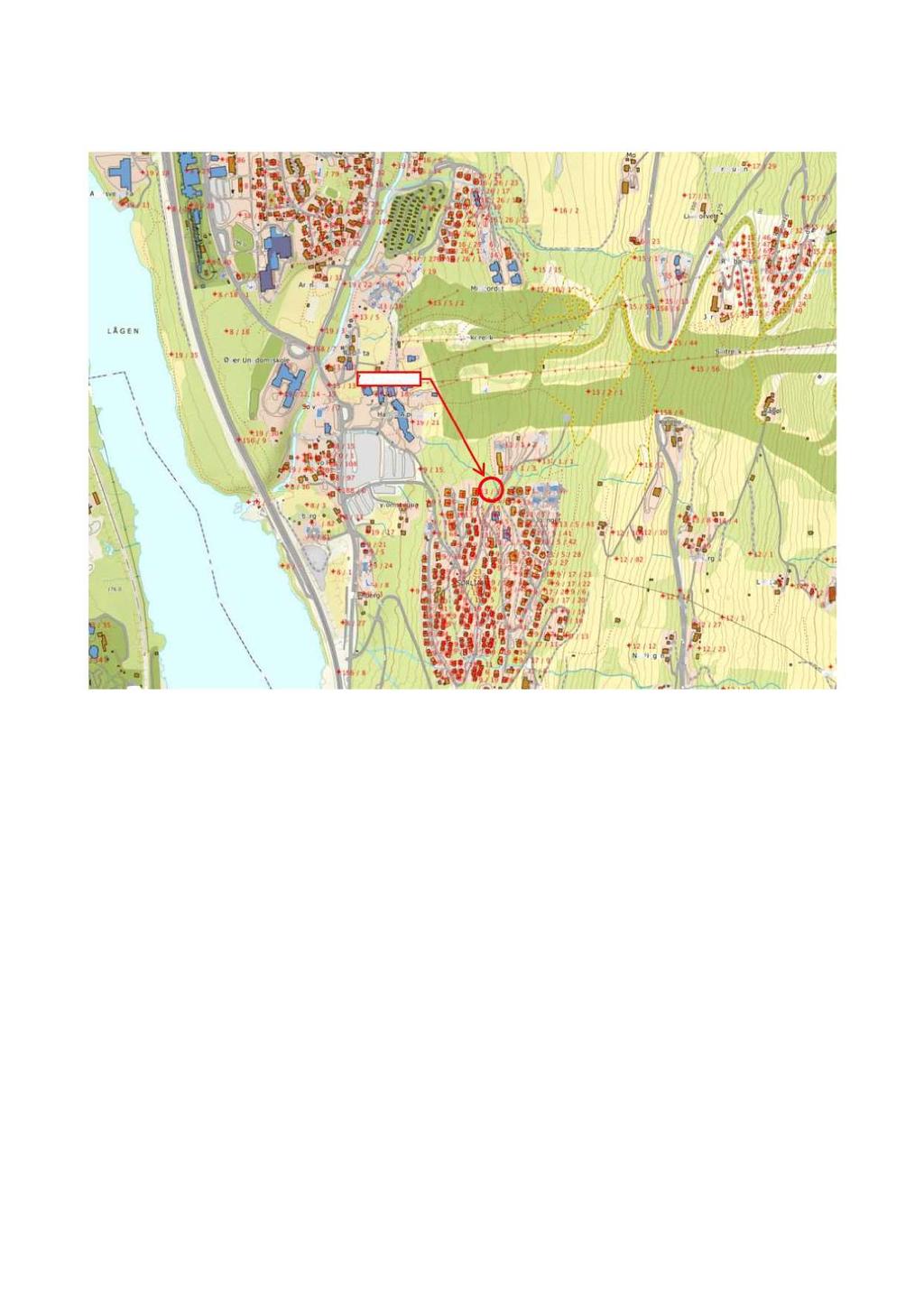 Bygeområdet er lokalisert på eiendom gnr/bnr 13/23 i Øyer kommune, rett ved Hafjell alpinsenter. Omgivelser: Området ligger rett ved Hafjell alpinsenter, sør for Øyer sentrum.