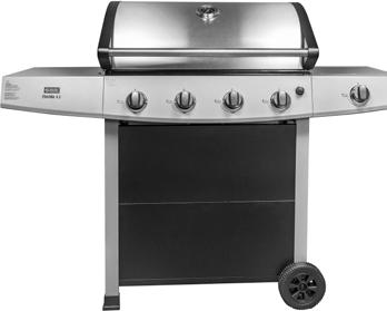 Tilhørende stativ kr 1195,- NORDIC SEASON FLORIDA 4+1 GASSGRILL Med brennere i rustfritt stål,