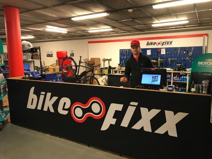 Bike Fixx AS Etablert i 2017 Omsetter i 2018 for 12 millioner og har 6 ansatte Sykkelbutikk