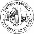 1921 endret til GARTEN I FOSNA. Underpostkontor fra 01.11.1973.