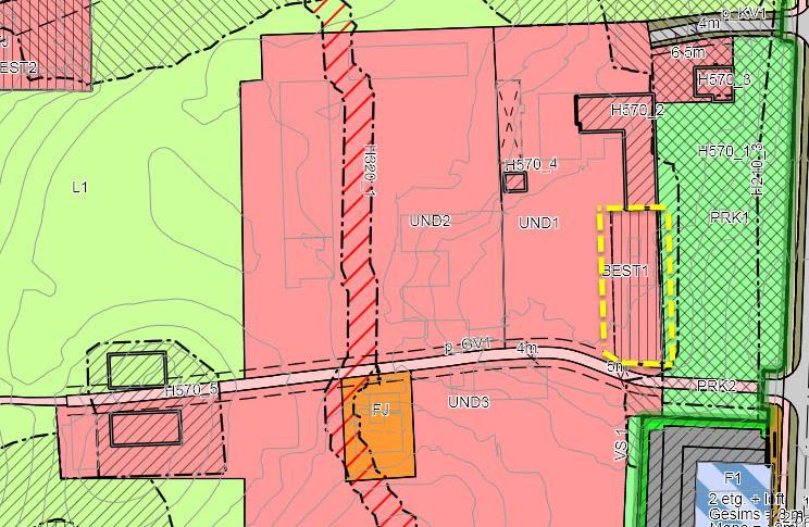 3 Hensikt Bakgrunnen for planarbeidet er å legge til rette for bygging av nytt internat. Fasade/ byggelinje skal følge hovedbygningen mot parken og Lenagata. Det eksisterende internatet skal rives.