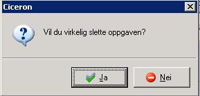 Pil opp 4. Trykk Sletteknappen som er oppe til venstre på verktøylinja i Fakturabildet, eller Ctrl + D på tastaturet ditt 5.