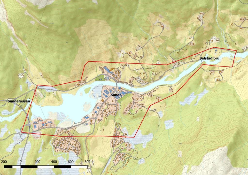 KAPITTEL 1 BAKGRUNN 1.1. Bakgrunn NVE har tidlegare utarbeida flaumsonekart for Gaula ved Sande i Gaular kommune (rapport 3/2004). Rapporten berekna vasshøgder ved 14 profil.