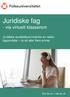 Juridiske fag - via virtuelt klasserom