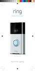 Video Doorbell. shown in Satin Nickel. Komme i gang