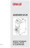 GASOGEN G3 2S rev. 0 NOTICE TECHNIQUE D INSTALLATION ET D ENTRETIEN