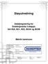 Støyutredning. Detaljregulering for Svebergmarka 3.etappe, felt B20, B21, B22, B23A og B23B. Malvik kommune