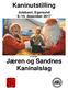 Kaninutstilling. Julebyen, Egersund desember Arrangør: Jæren og Sandnes Kaninalslag