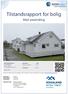 Tilstandsrapport for bolig