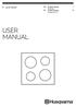 QHIF950P. NO Bruksanvisning 2 Platetopp SV Bruksanvisning 25 Inbyggnadshäll USER MANUAL