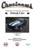 Medlemsblad for Sarpsborgs Amcar klubb. Detroit Cars. Etb, Chevrolet Camaro Eier: Arild Tveiten