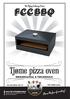 Tjøme pizza oven. Share the fun of cooking! brukermanual & vedlikehold KUN FOR UTENDØRS BRUK LES MANUALEN OG GJØR DEG KJENT MED PRODUKTET FØR BRUK.